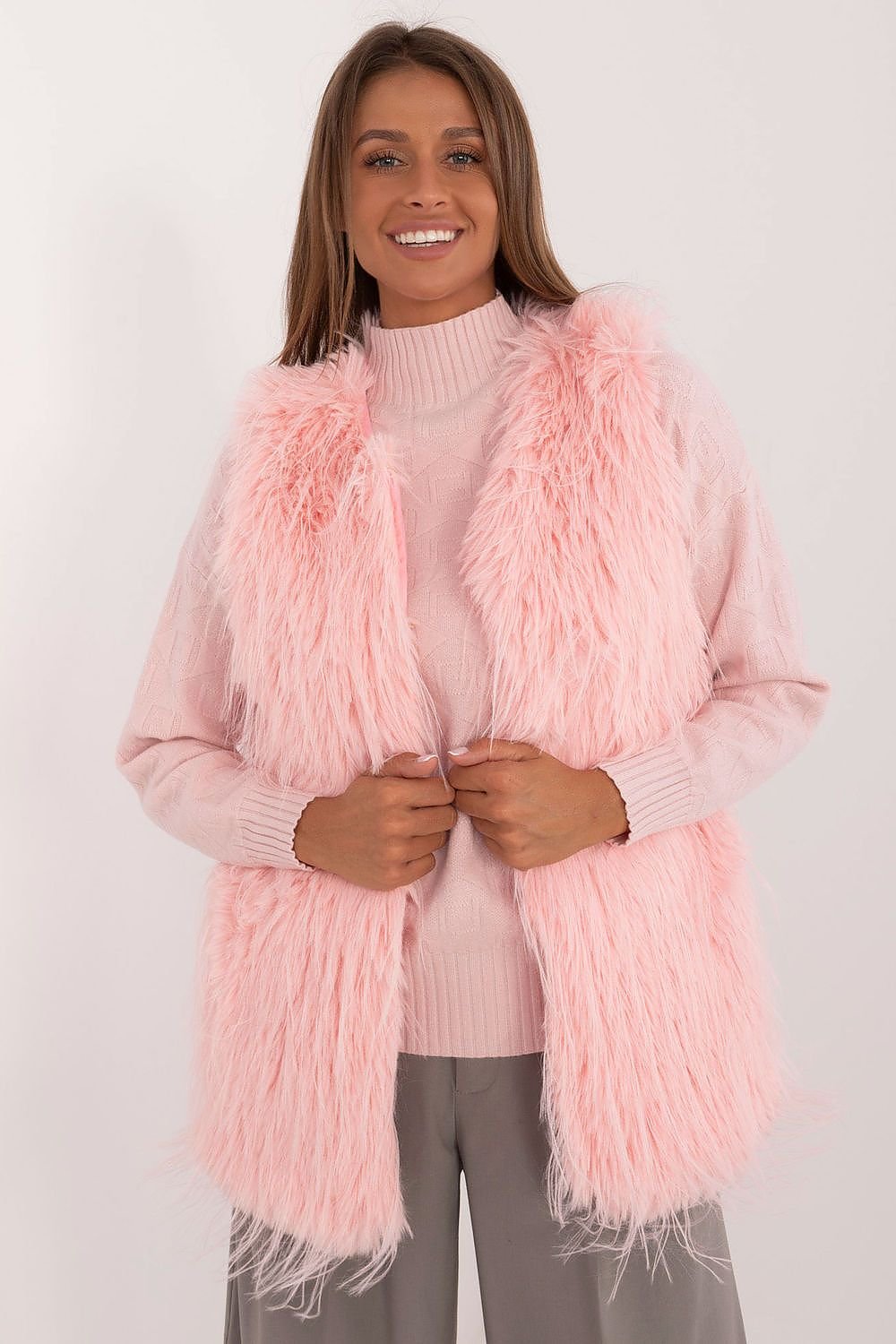 Casual Insulated Fur Vest Elegant