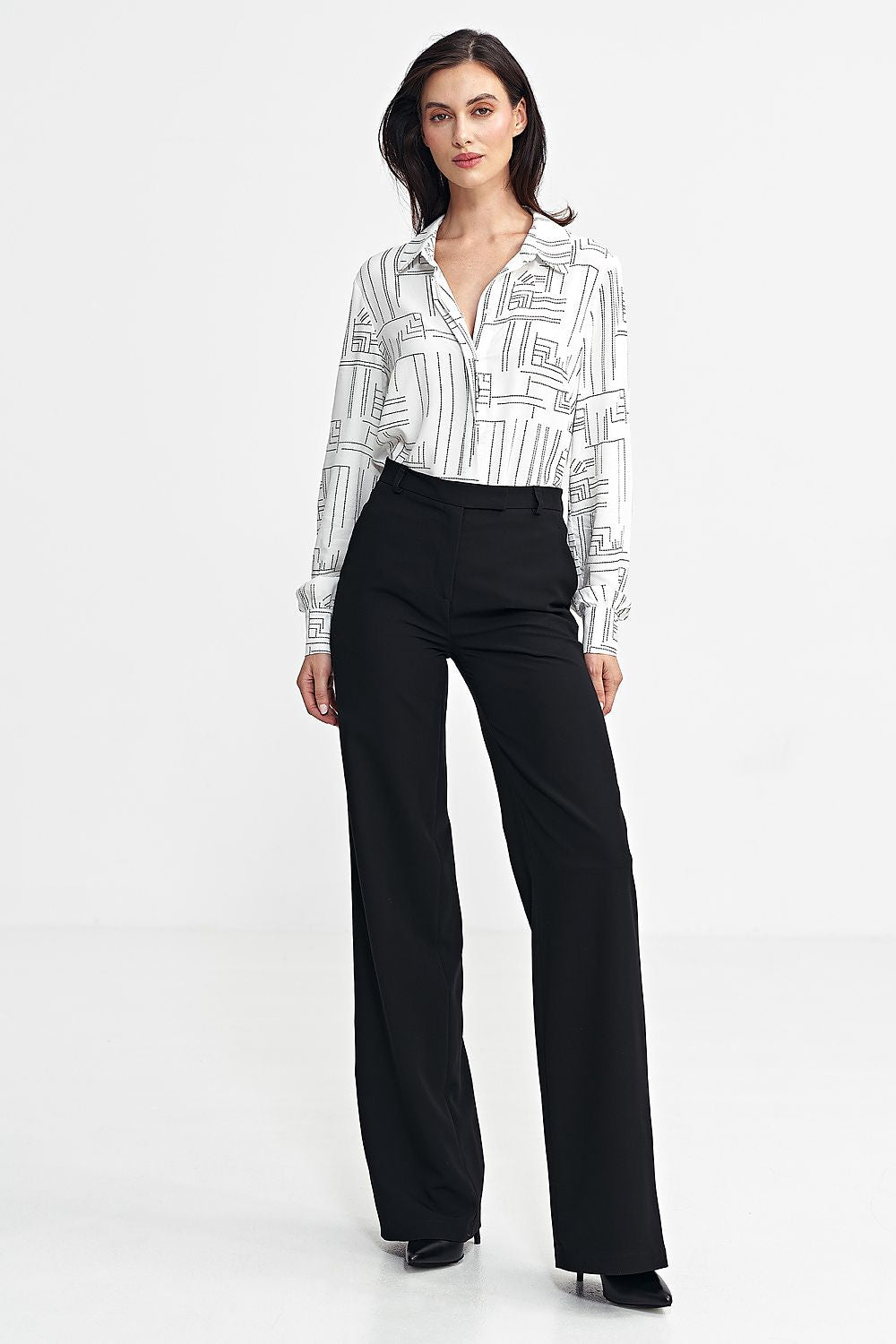 Elegant Tailored Bootcut Trousers Nife