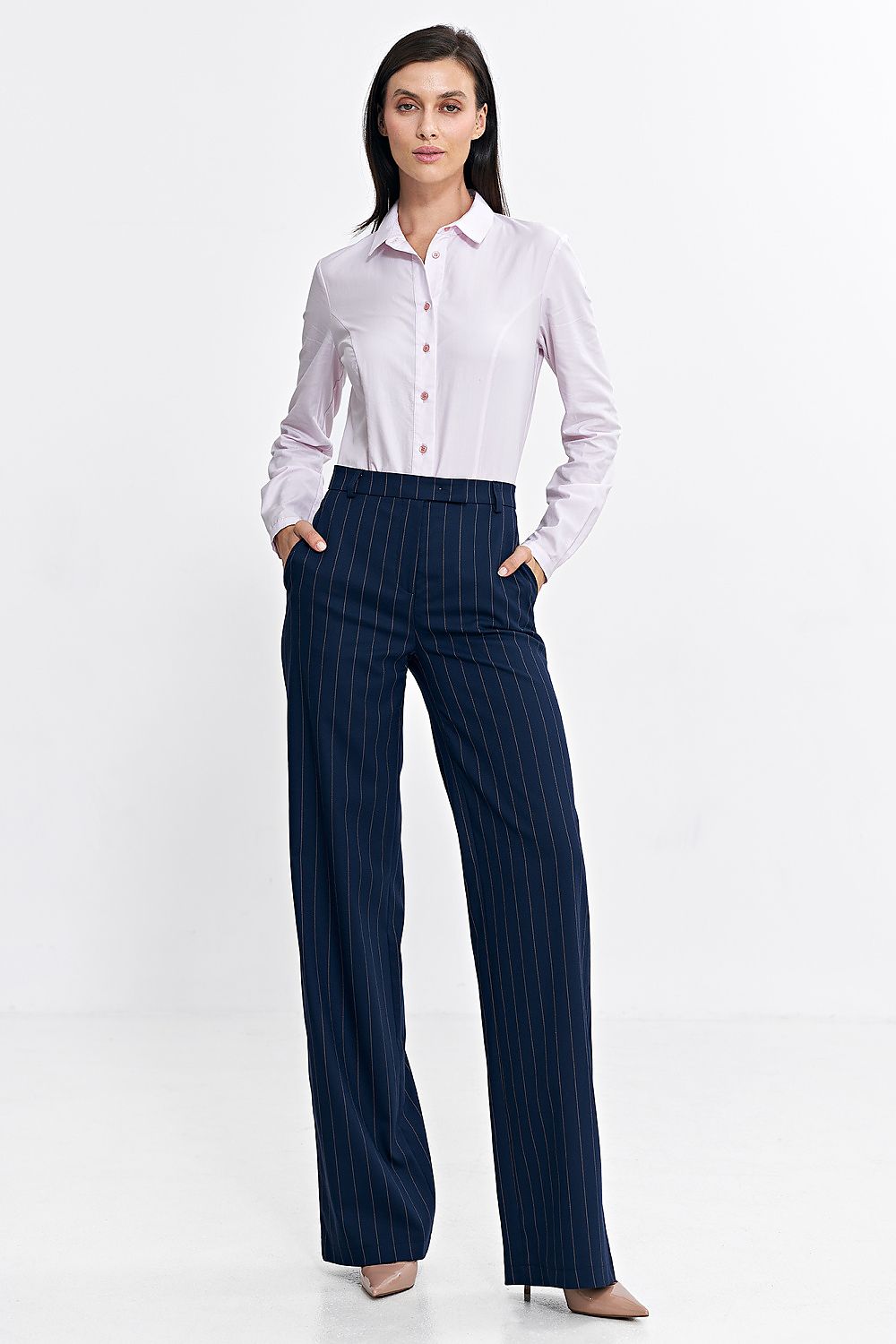 Elegant Tailored Bootcut Trousers Nife