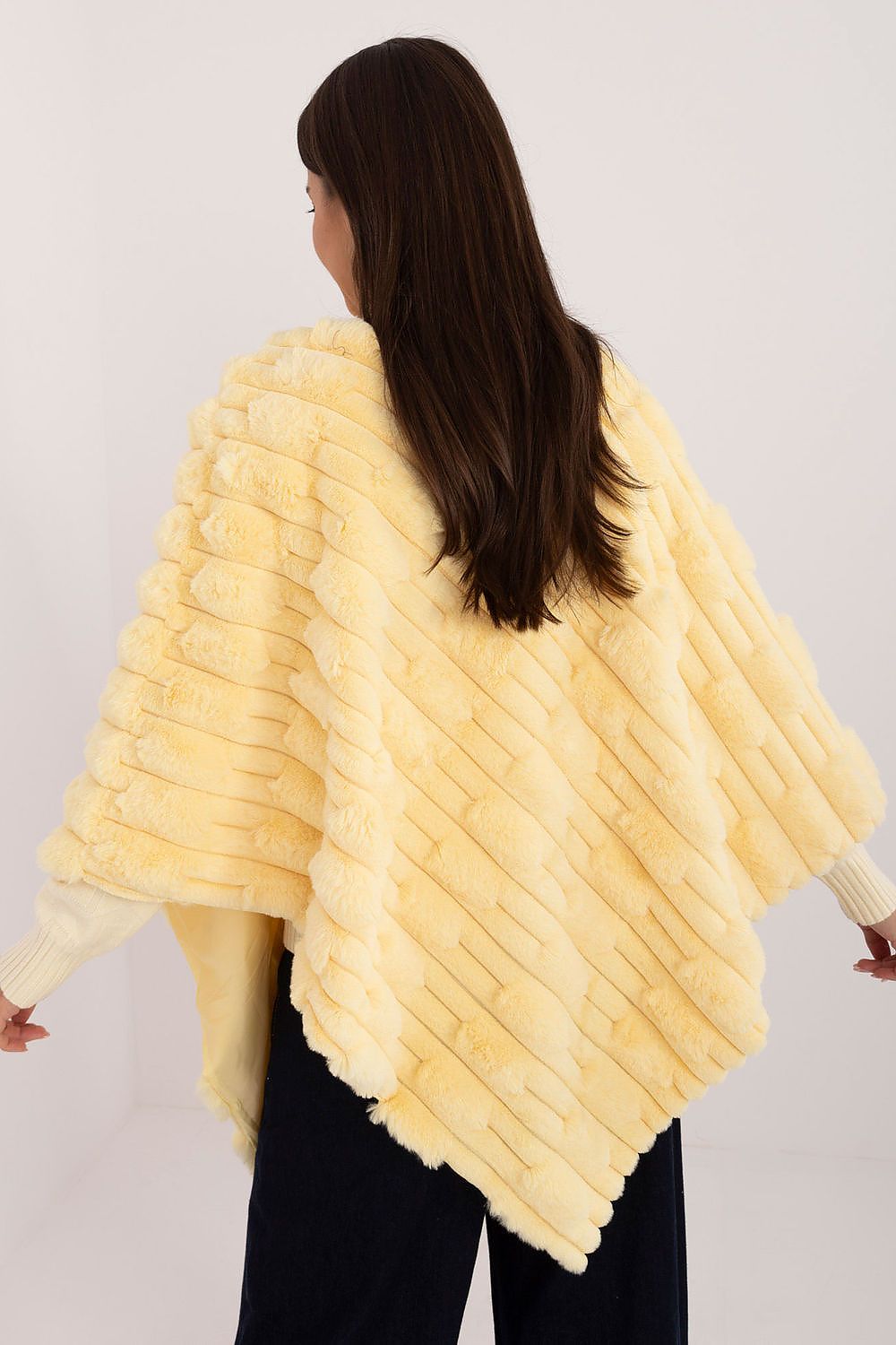 Casual Versatile Textured Poncho AT