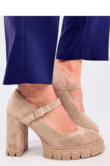 Striking Suede Platform Pumps Inello