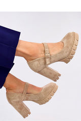 Striking Suede Platform Pumps Inello