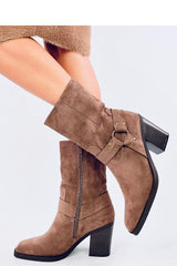 Stylish Suede Cowboy Boots Inello