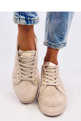 Pastel Heart Embellished Sneakers Inello