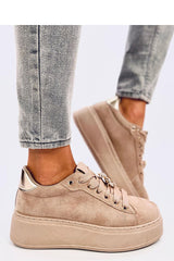 Glamorous Lace-Up Platform Sneakers Inello