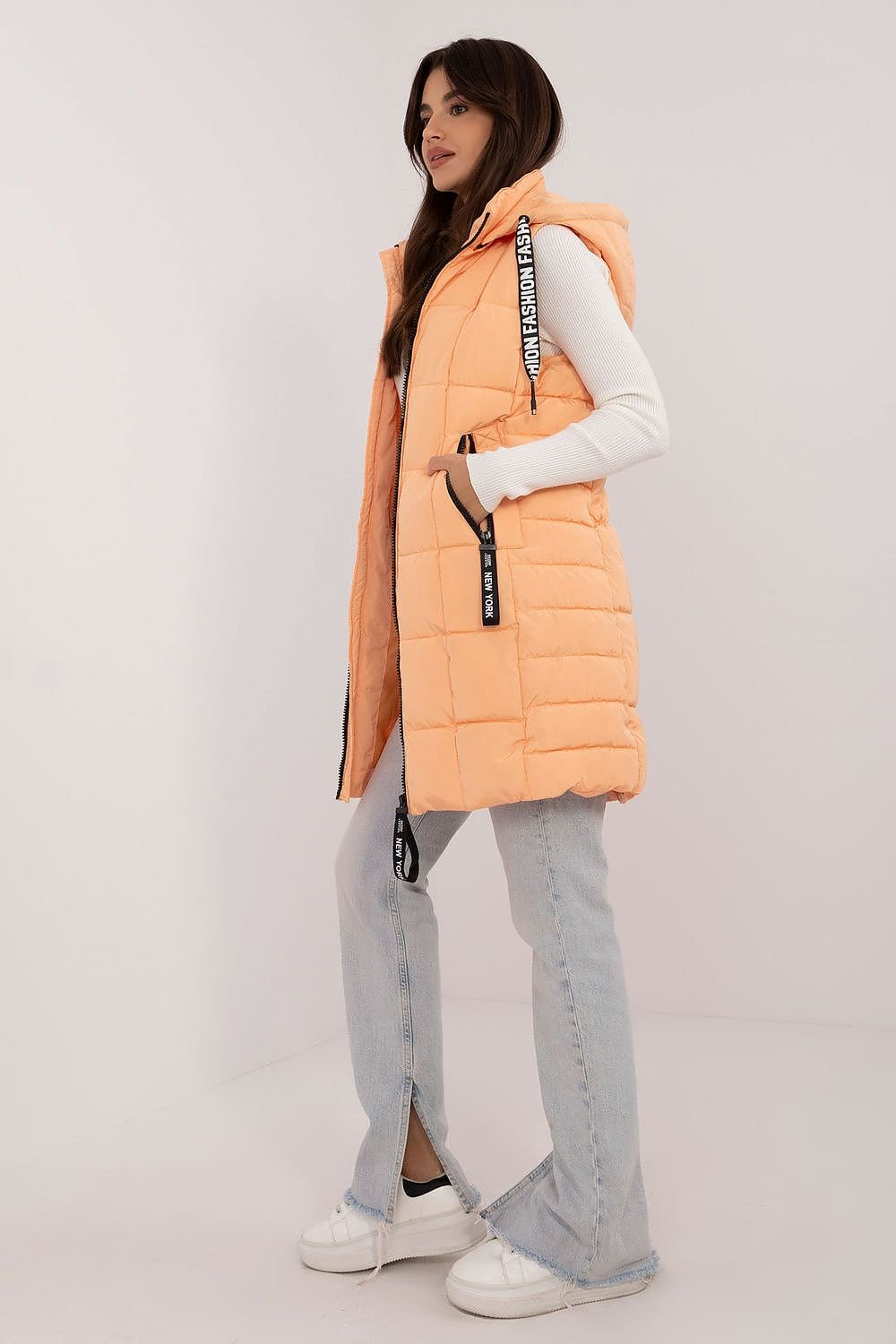 Stylish Quilted Zippered Vest Factory Price