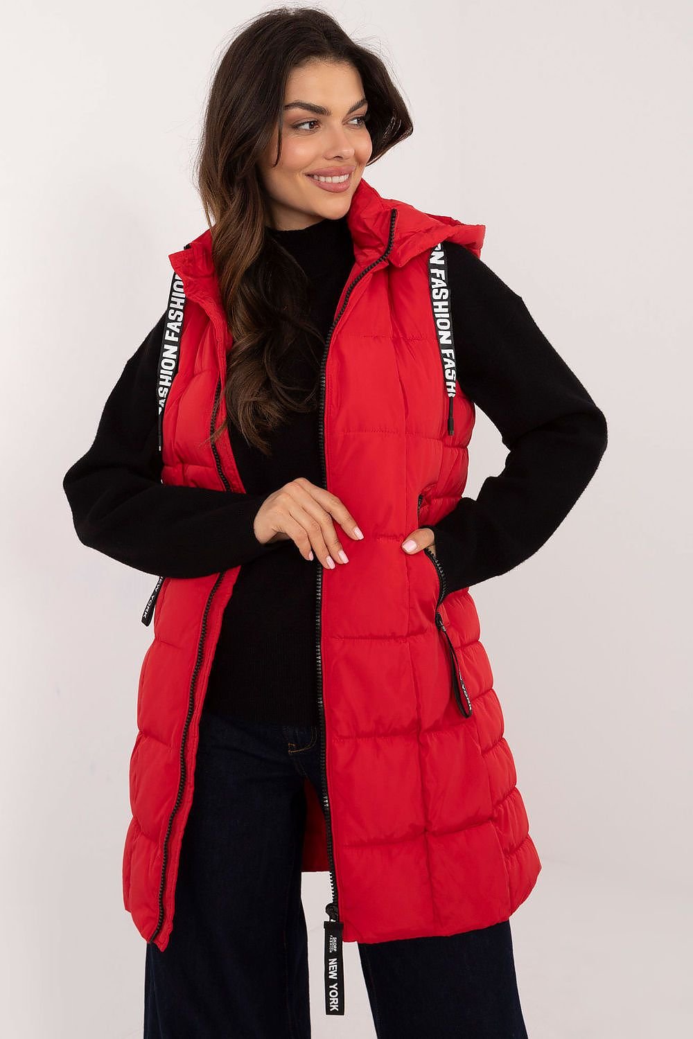 Stylish Quilted Zippered Vest Factory Price