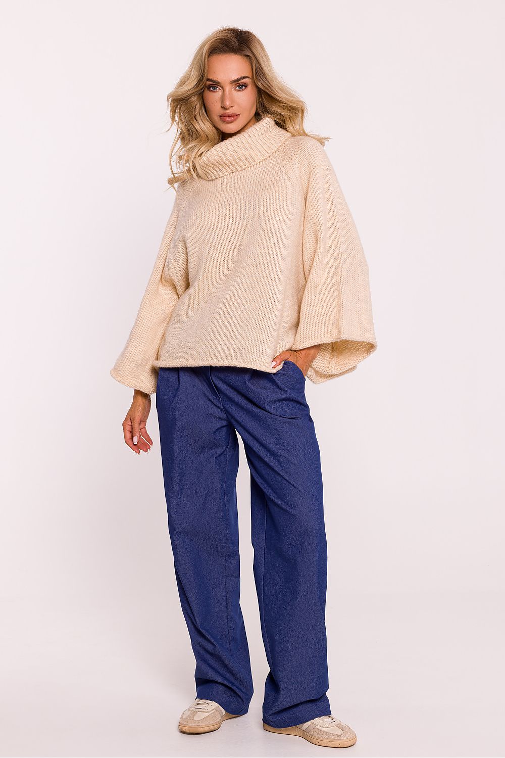 Oversize Cozy Turtleneck Sweater Moe