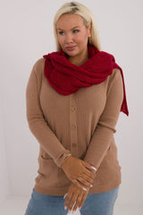 Soft Wool And Cotton Knitted Scarf