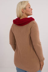 Soft Wool And Cotton Knitted Scarf