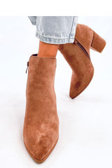 Classic Suede Heel Boots Inello