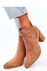 Classic Suede Heel Boots Inello