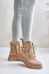 Eco-Suede Insulated Platform Boots Step in Style