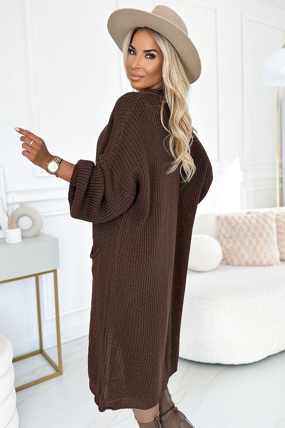 Warm Long Cardigan Numoco