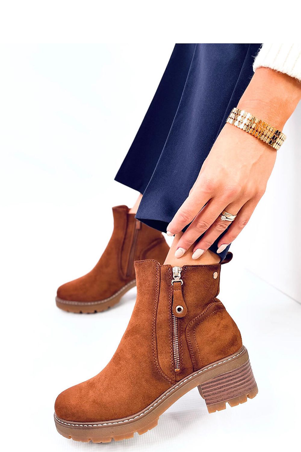 Comfortable Classic Heel Booties Inello