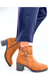 Comfortable Suede Heel Boots Inello