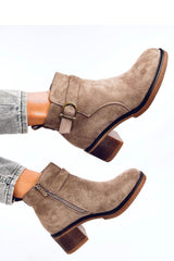 Timeless Suede Heel Boots Inello