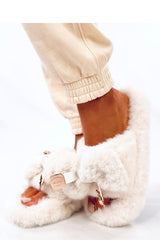 Fur Open Toe Slippers Inello