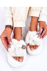 Fur Open Toe Slippers Inello