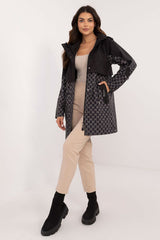 Casual Printed Hooded Transitional Jacket MBM