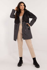 Casual Printed Hooded Transitional Jacket MBM