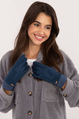 Stylish Warm Ribbed Gloves Elegant