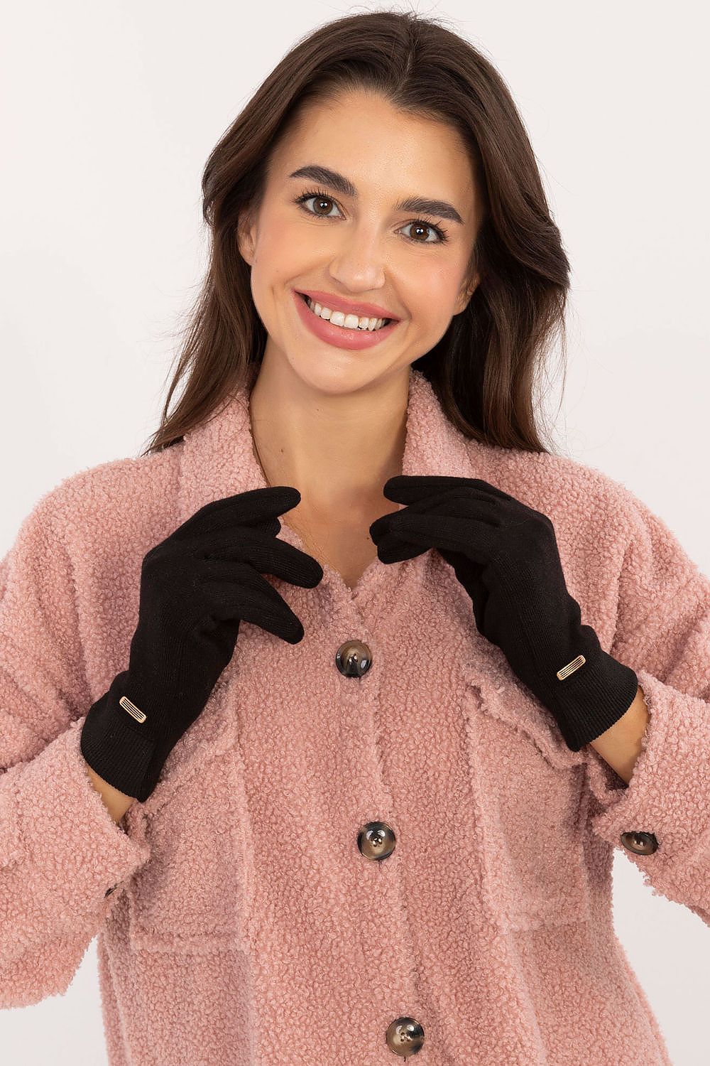 Stylish Warm Ribbed Gloves Elegant