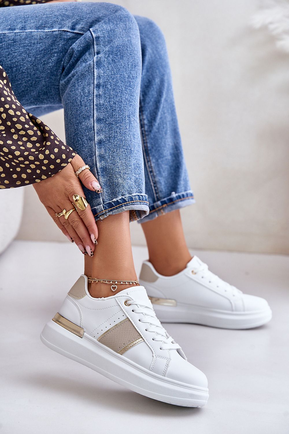 Fashionable Platform Sneakers Step In Style