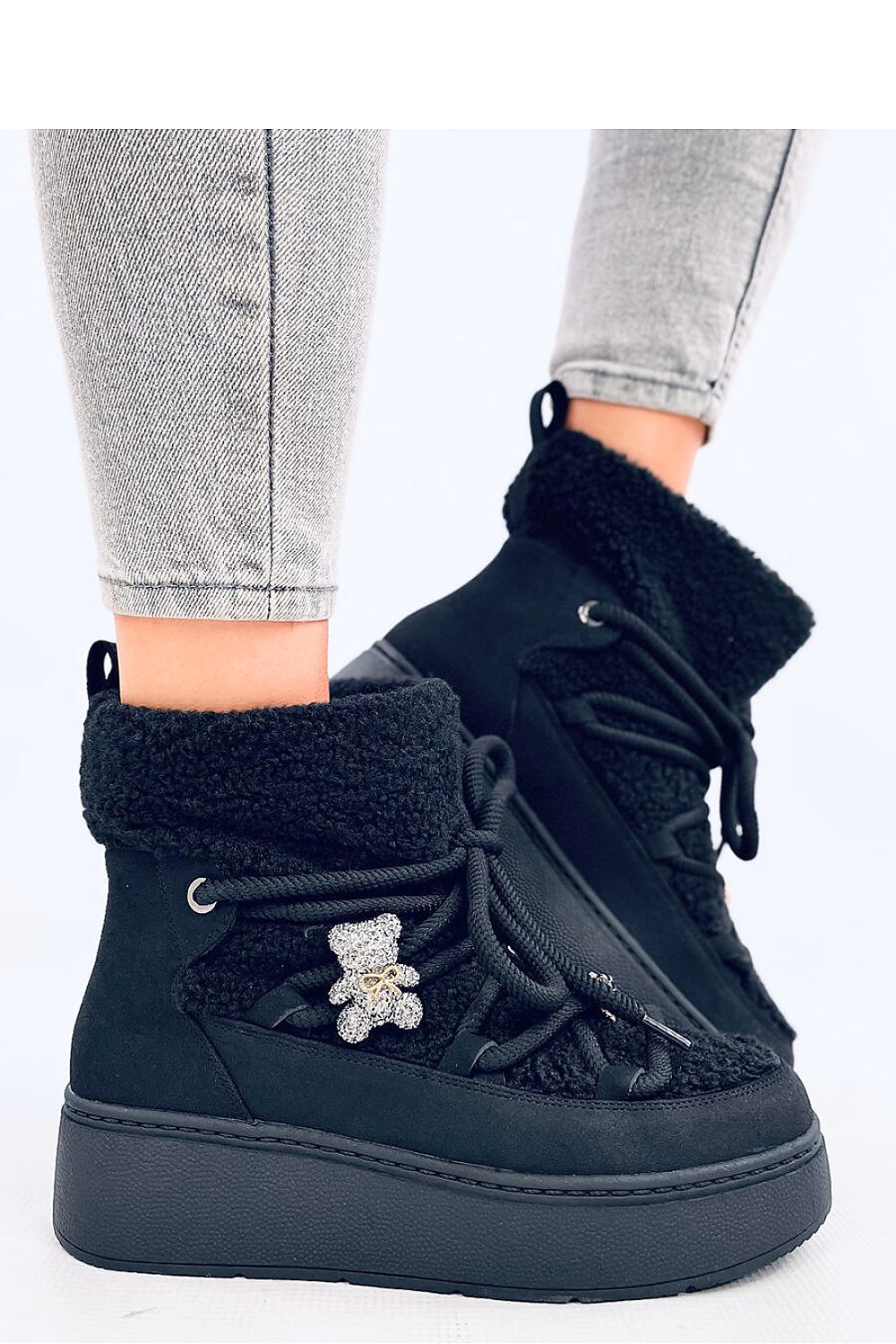 Warm Platform Snow Boots Inello