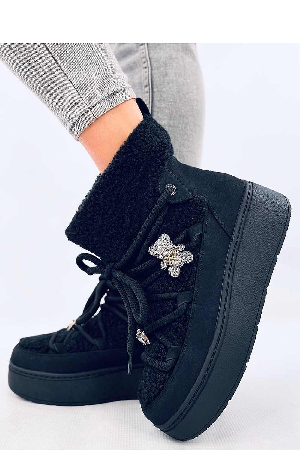 Warm Platform Snow Boots Inello