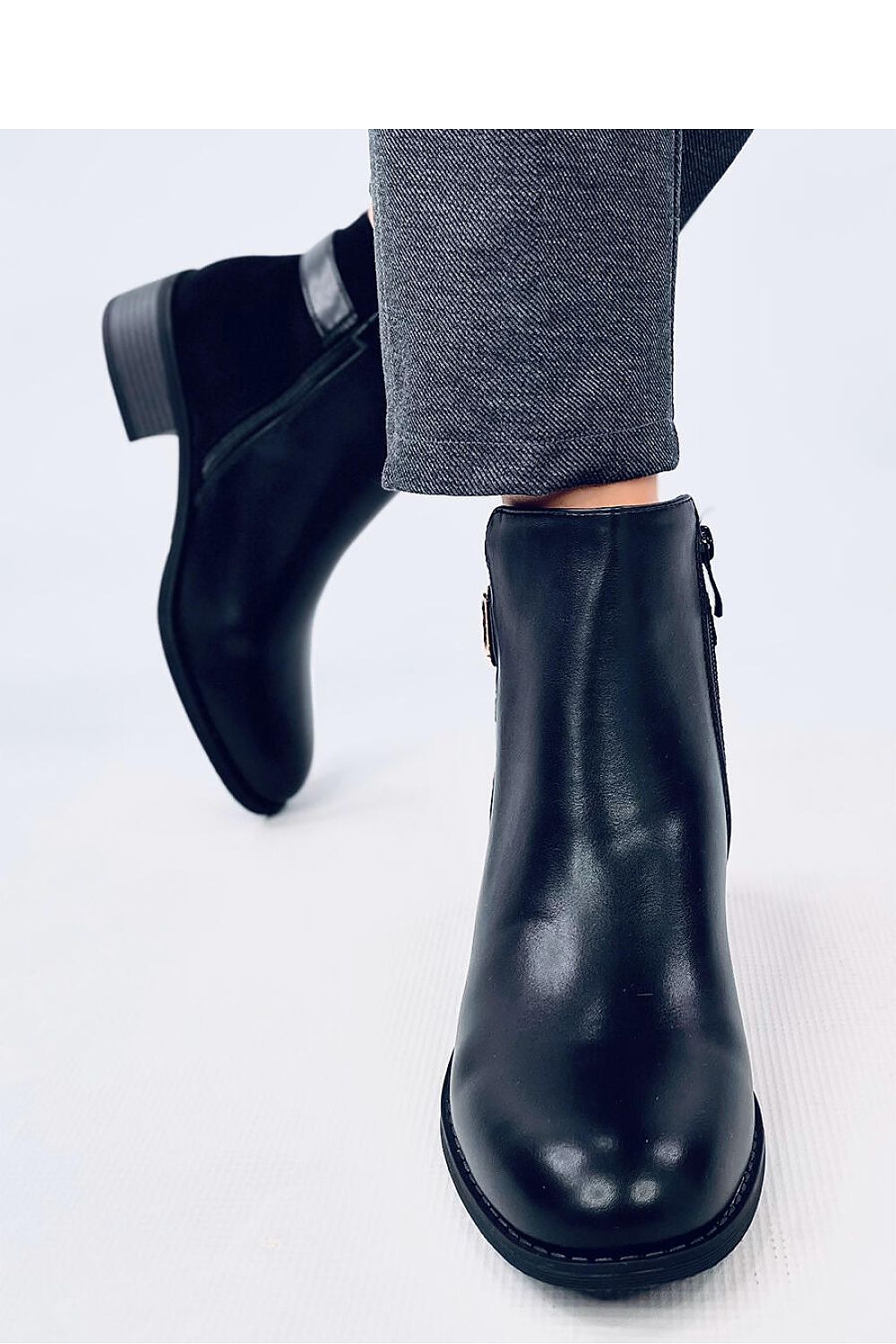 Fashionable Flat Heel Jodhpur Boots Inello