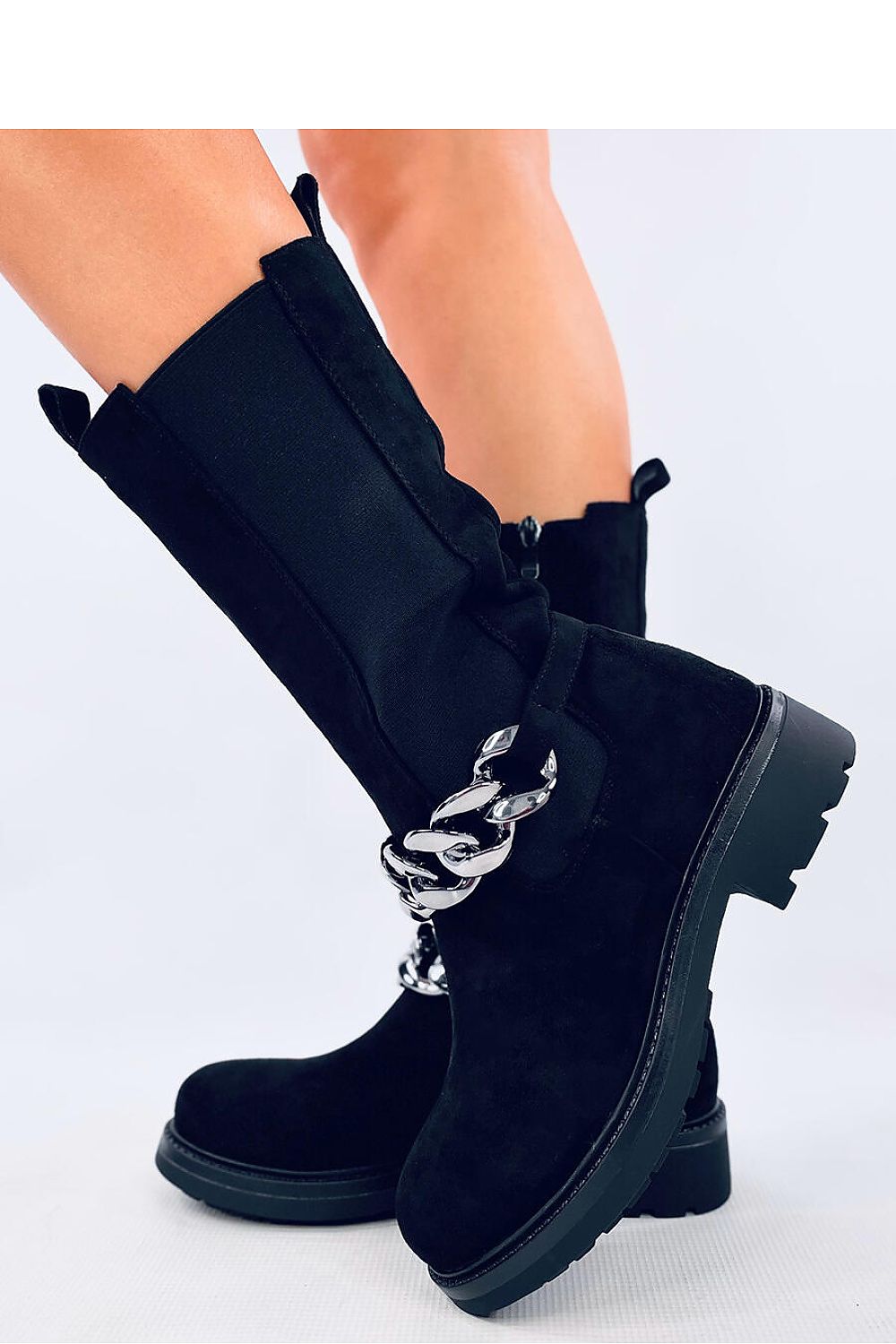 Stylish Suede Thigh-High Boots Inello