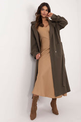 Elegant Double-Breasted Trench Coat Lakerta