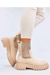 Unique Suede Platform Boots Inello