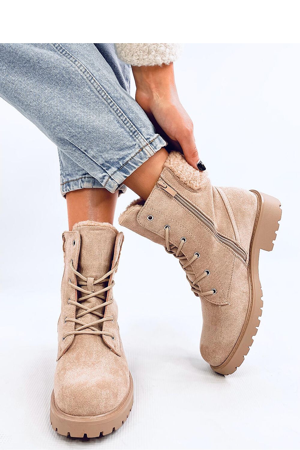 Charming Lace-Up Women's Boots Inello