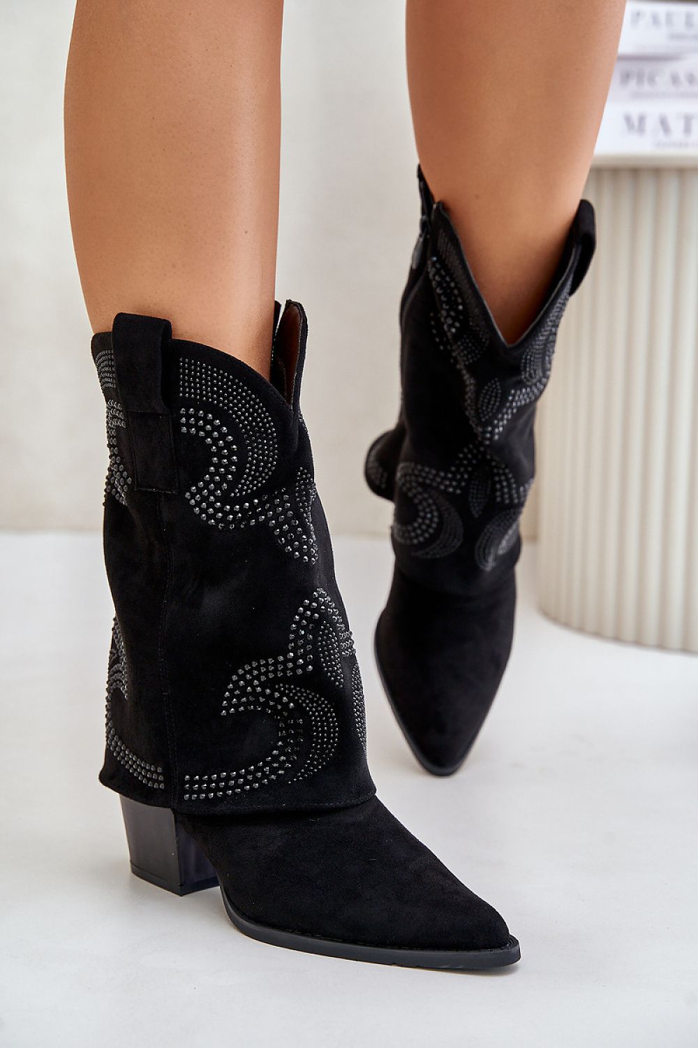 Stylish Suede Heel Boots Step In Style