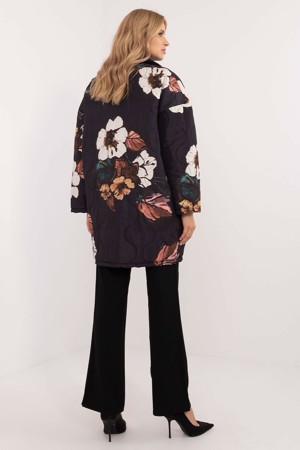 Floral Print Transitional Jacket Italy Moda