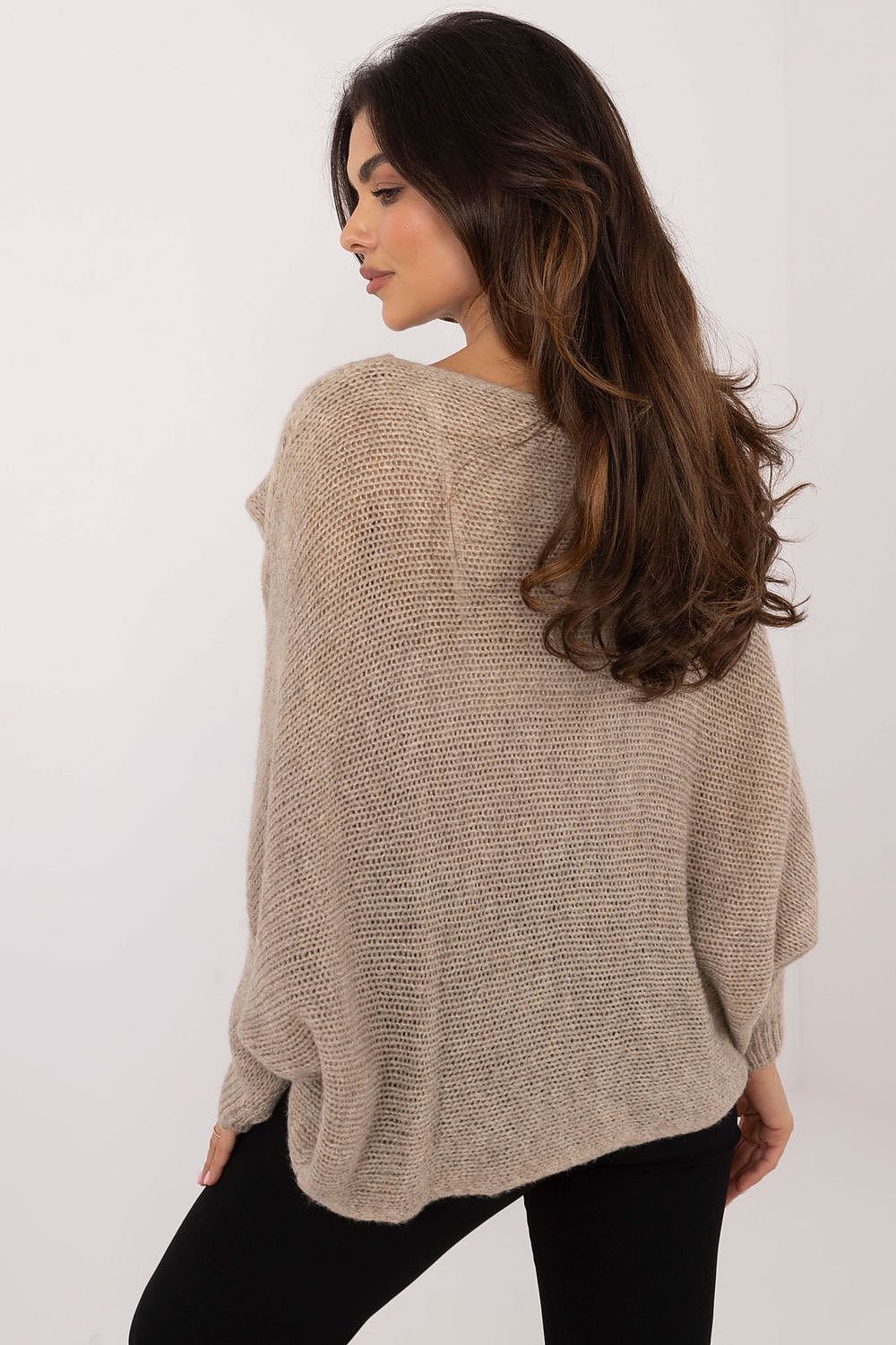 Cozy Overlapping Front Sweater Och Bella