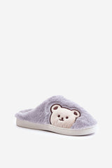 Cozy Fur Women's Slippers Teddy Bear