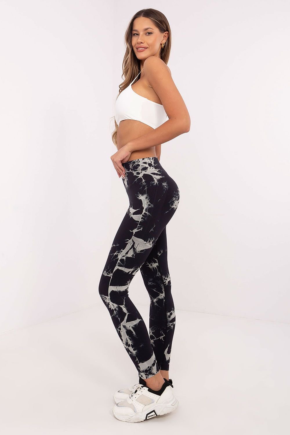 Stylish High-Waisted Long Leggings Unique