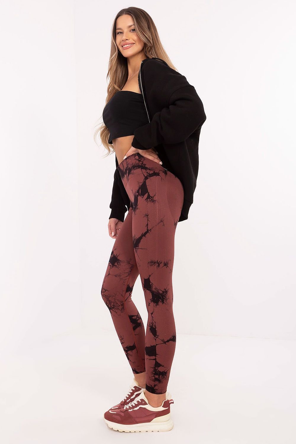 Stylish High-Waisted Long Leggings Unique