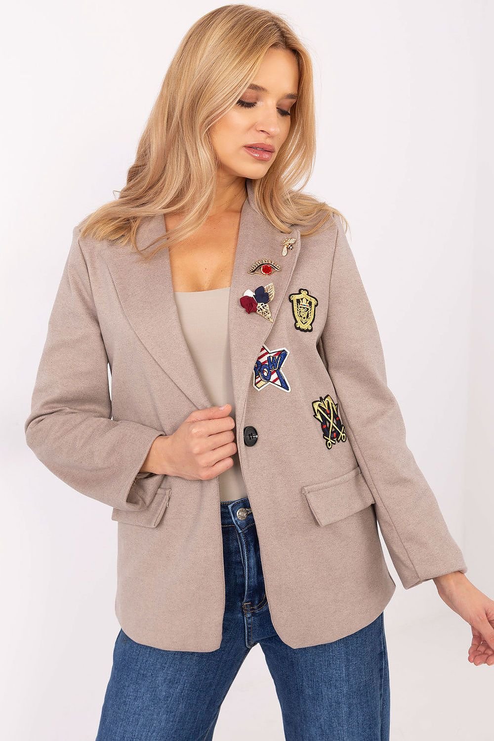 Elegant Casual Blazer Italy Moda