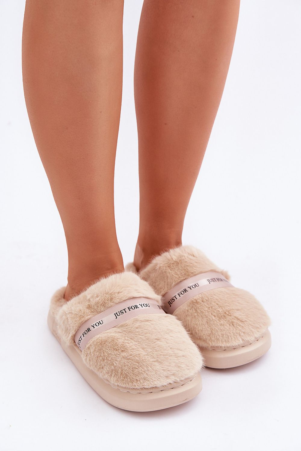 Cozy Furry Slippers Elegant Home Footwear