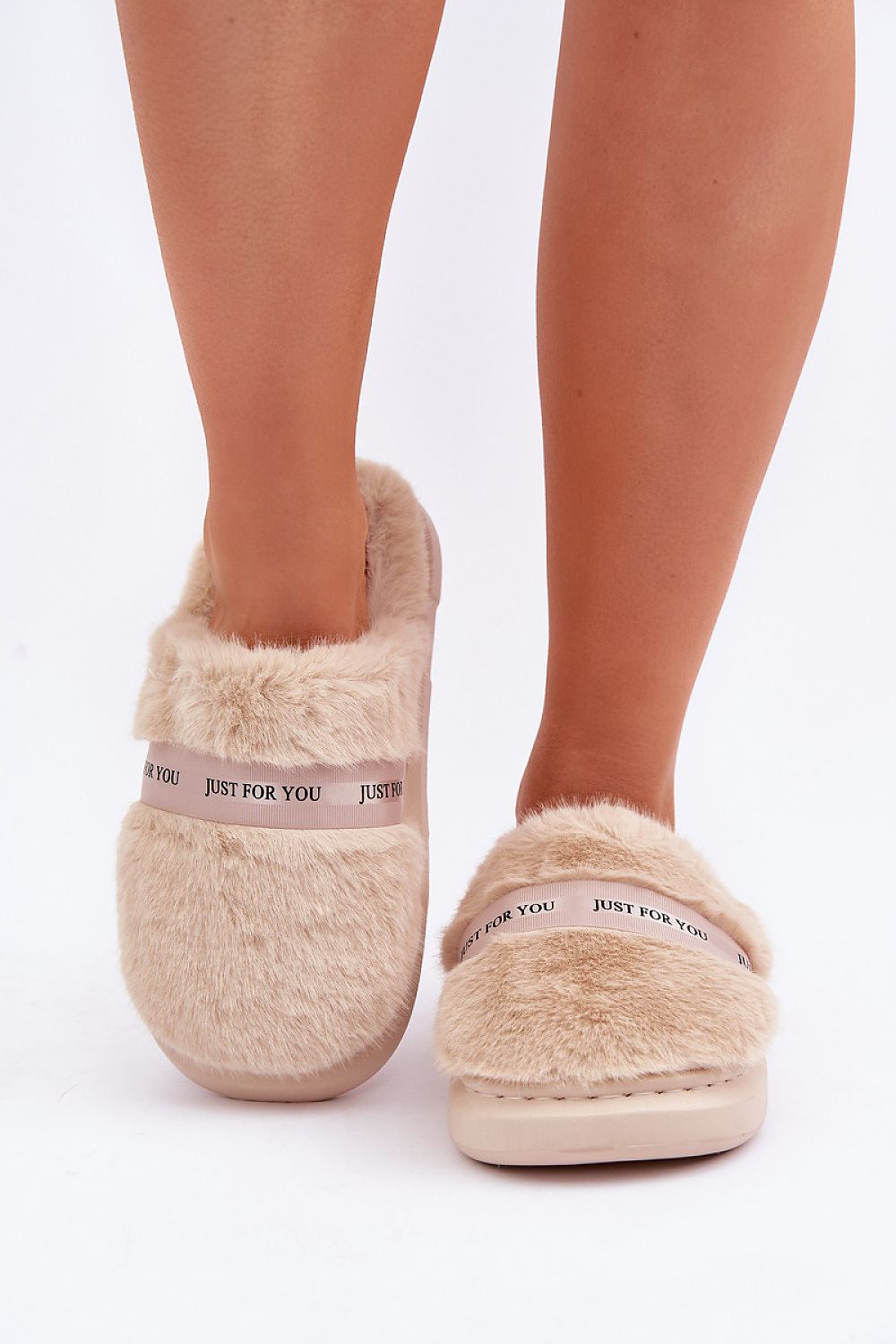 Cozy Furry Slippers Elegant Home Footwear