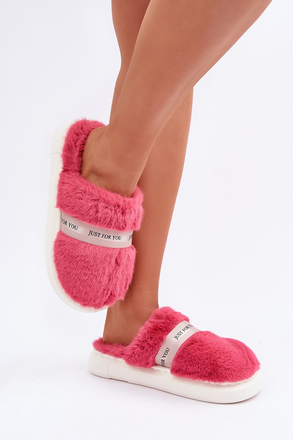 Cozy Furry Slippers Elegant Home Footwear