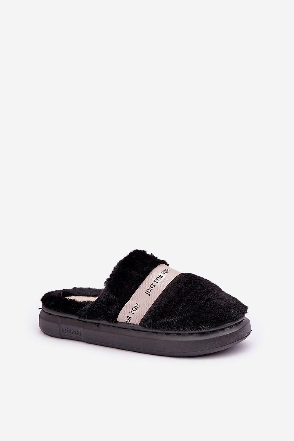 Cozy Furry Slippers Elegant Home Footwear