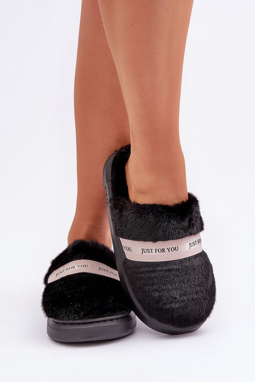 Cozy Furry Slippers Elegant Home Footwear