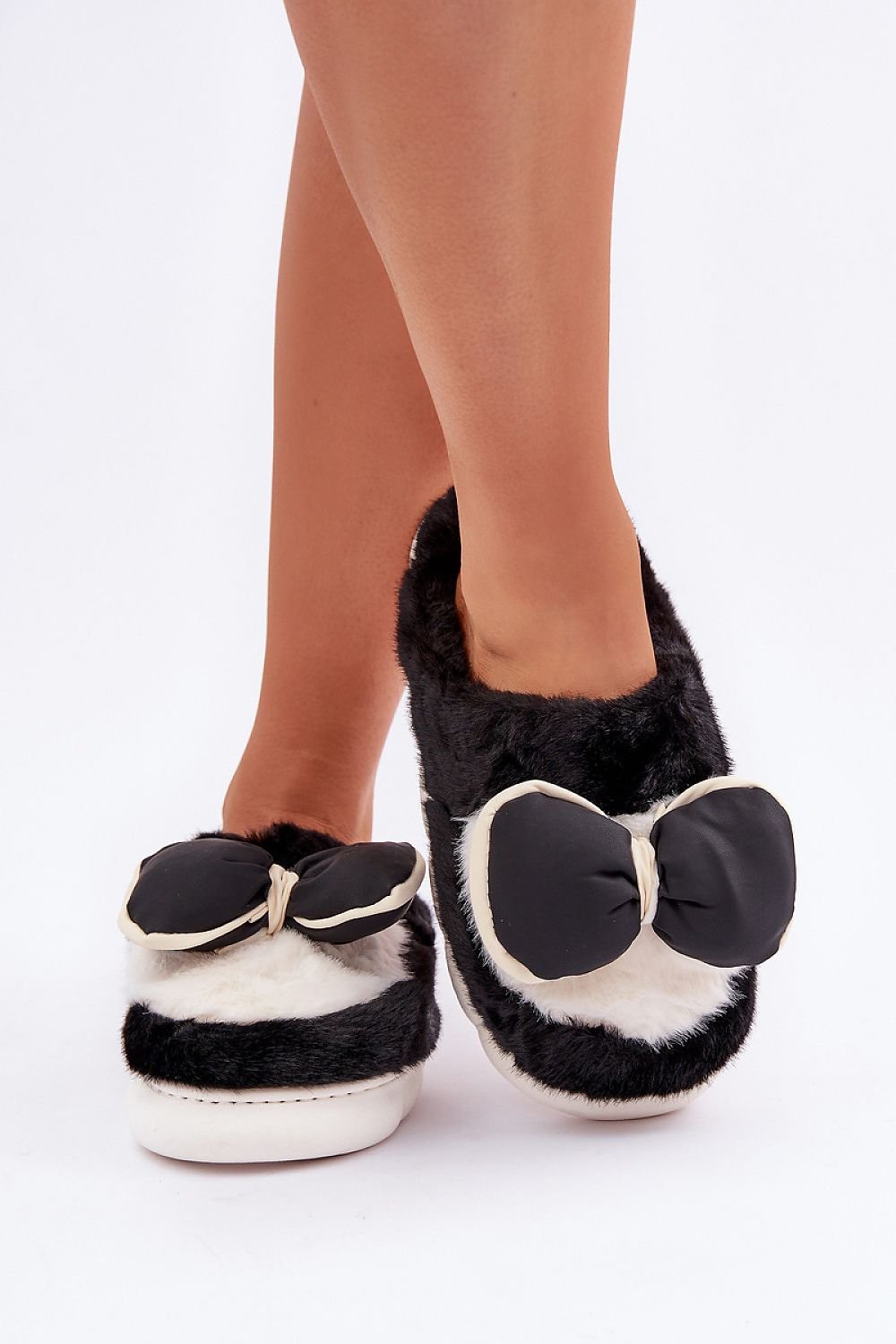 Cozy Fur Covered Toe Slippers Step In Style