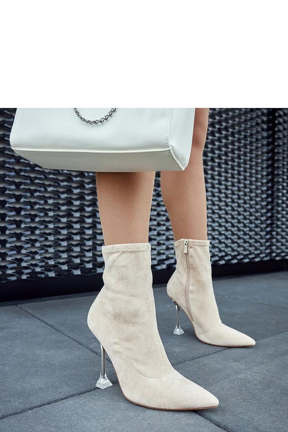 Stylish Beige Ankle Boots Solea