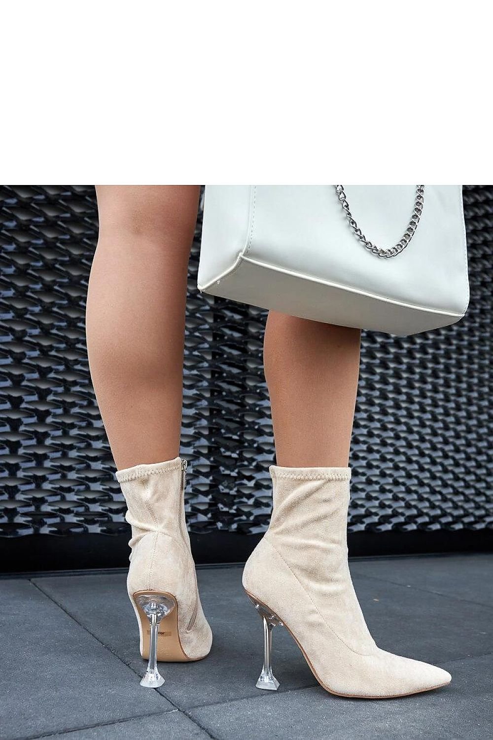 Stylish Beige Ankle Boots Solea